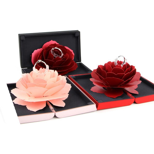Boite à bague Hakana™ Rose Rouge
