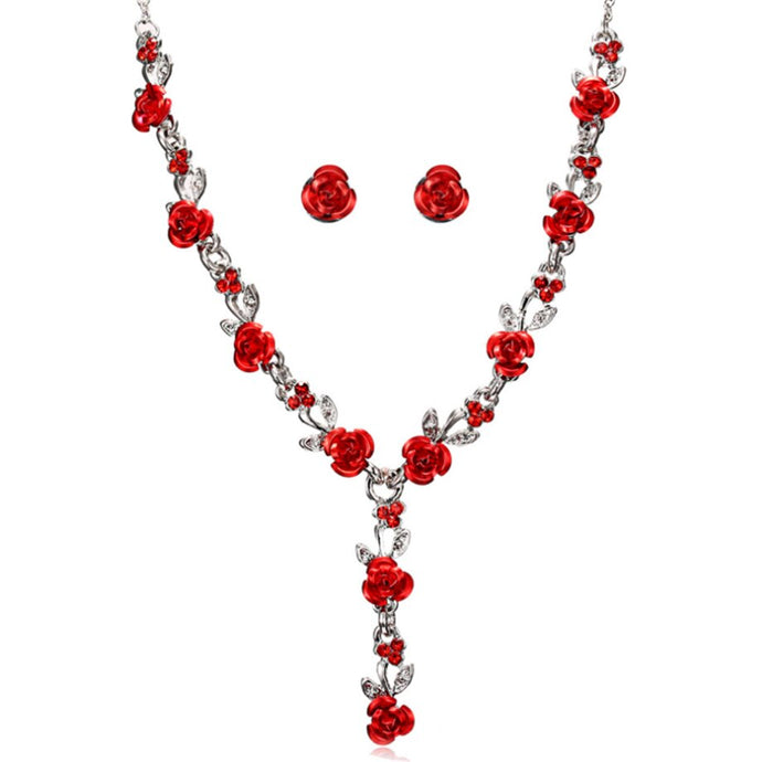 Collier Hakana™ Rose Rouge